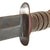 Original U.S. WWII USN Red Spacer Mark 2 KA-BAR Fighting Knife by Robeson Cutlery with USN Leather Sheath Original Items