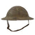 Original U.S. WWI Rare 28th “Keystone” Division Pennsylvania National Guard British-Made Mk 1 Doughboy Helmet with Combat-Cut Chinstrap & Weak Liner Original Items