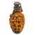 Original U.S. WWII Inert MkII Yellow Early War High Explosive Pineapple Grenade with M10A2 Fuze Original Items