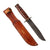 Original U.S. WWII USMC Early Blade-Marked Mark 2 KA-BAR Fighting Knife in Leather Sheath Embossed in Gold with Owner’s Initials Original Items