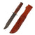 Original U.S. WWII USMC Early Blade-Marked Mark 2 KA-BAR Fighting Knife in Leather Sheath Embossed in Gold with Owner’s Initials Original Items