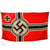Original German WWII Kriegsmarine 150cm x 250cm Naval Battle Flag by Johann Liebieg & Co. - Reichskriegsflagge Original Items