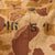Original U.S. WWII USMC 1944 Dated Shelter Half Poncho with Stenciled Numbers & The Walker Company Contract Stamp - Reversible Camouflage