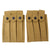 Original U.S. WWII USMC Set of Two 1944 Dated Thompson .45 Submachine Gun Magazine Pouches by Russell Mfg. Co. Original Items