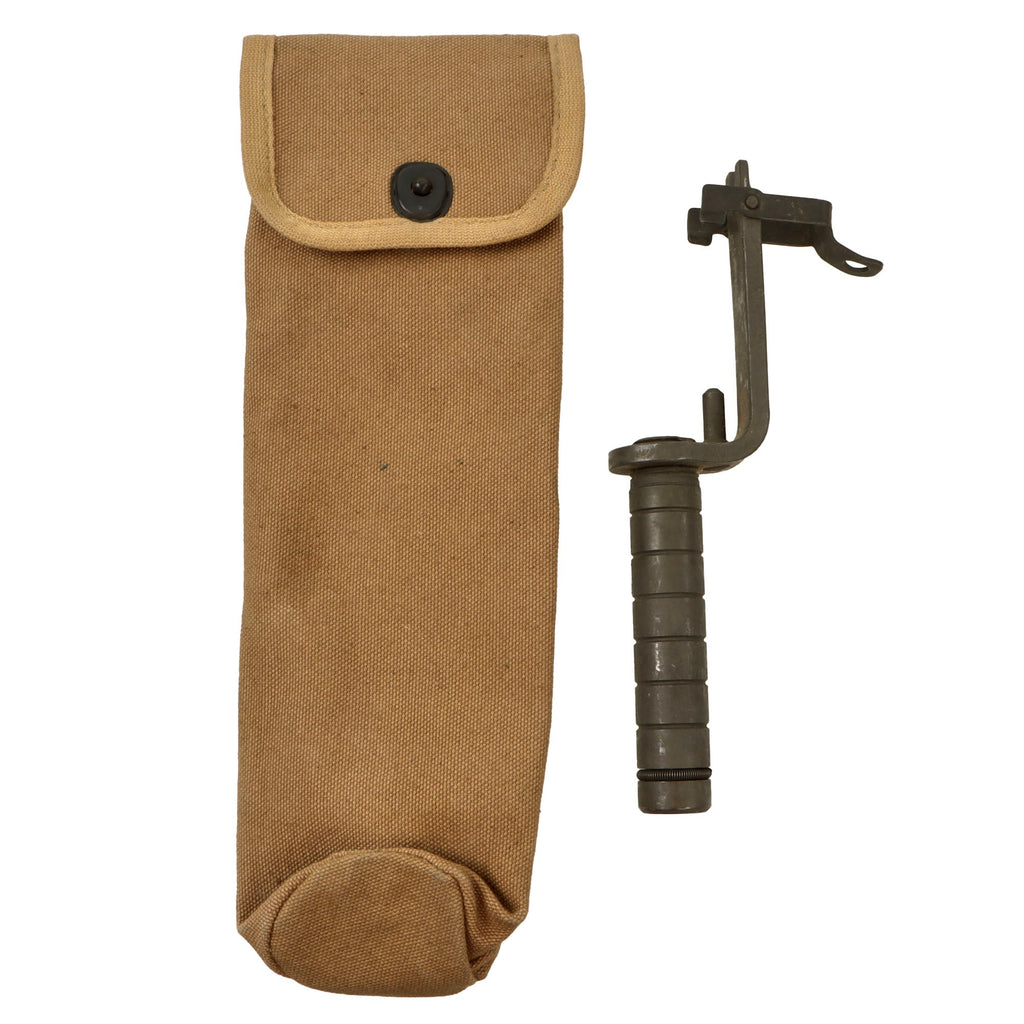 Original U.S. WWII M7 Grenade Launcher for the M1 Garand by Hawley Smith Machine Company in Depot Pouch Original Items