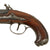 Original 18th Century European Continental Flintlock Pocket Pistol with Lion Head Grotesque Butt Cap - circa 1780 Original Items