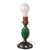 Original U.S. WWII Mk. II Grenade Body Trench Art Lamp with Cast Iron Base - Functional Original Items