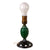 Original U.S. WWII Mk. II Grenade Body Trench Art Lamp with Cast Iron Base - Functional Original Items