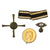 Original German WWI - WWII Award and Insignia Grouping with 1914 EKII, Hindenburg Cross, Police Sleeve Eagle, and More - 11 Items Original Items