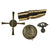 Original German WWI - WWII Award and Insignia Grouping with 1914 EKII, Hindenburg Cross, Police Sleeve Eagle, and More - 11 Items Original Items