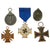 Original German WWI - WWII Award and Insignia Grouping with 1914 EKII, Eastern Medal, and More - 10 Items Original Items