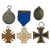 Original German WWI - WWII Award and Insignia Grouping with 1914 EKII, Eastern Medal, and More - 10 Items Original Items