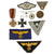 DRAFT Original German WWI - WWII Award and Insignia Grouping with 1914 EKII, Eastern Medal, and More - 10 Items (Copy) (Copy) Original Items