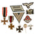 DRAFT Original German WWI - WWII Award and Insignia Grouping with 1914 EKII, Eastern Medal, and More - 10 Items (Copy) Original Items