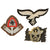 DRAFT Original German WWI - WWII Award and Insignia Grouping with 1914 EKII, Eastern Medal, and More - 10 Items (Copy) Original Items