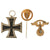 DRAFT Original German WWI - WWII Award and Insignia Grouping with 1914 EKII, Eastern Medal, and More - 10 Items (Copy) Original Items
