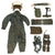 Original U.S. Late Cold War Era Air Force Flight Equipment Grouping with Flight Suit & Harnesses, Survival Vests, Helmet - 10 Items Total Original Items