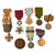 Original French & Belgian WWI & WWII Era Medal Lot - 10 Medals Total Original Items