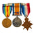 Original British WWI Named Medal Bar Grouping For Private Robert Butler of the West Yorkshire Regiment - Regimental Number 70 - (3) Medals Original Items