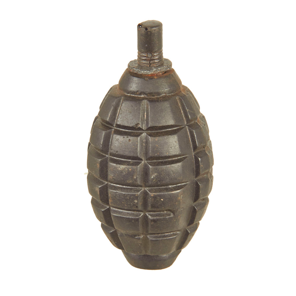 Original Rare WWI Italian S.I.P.E. Hand Fragmentation Grenade With Fuze - Inert Original Items