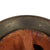 Original German WWII Army Heer M35 Overpainted Single Decal Helmet with Relic 55cm Liner - Q62 Original Items