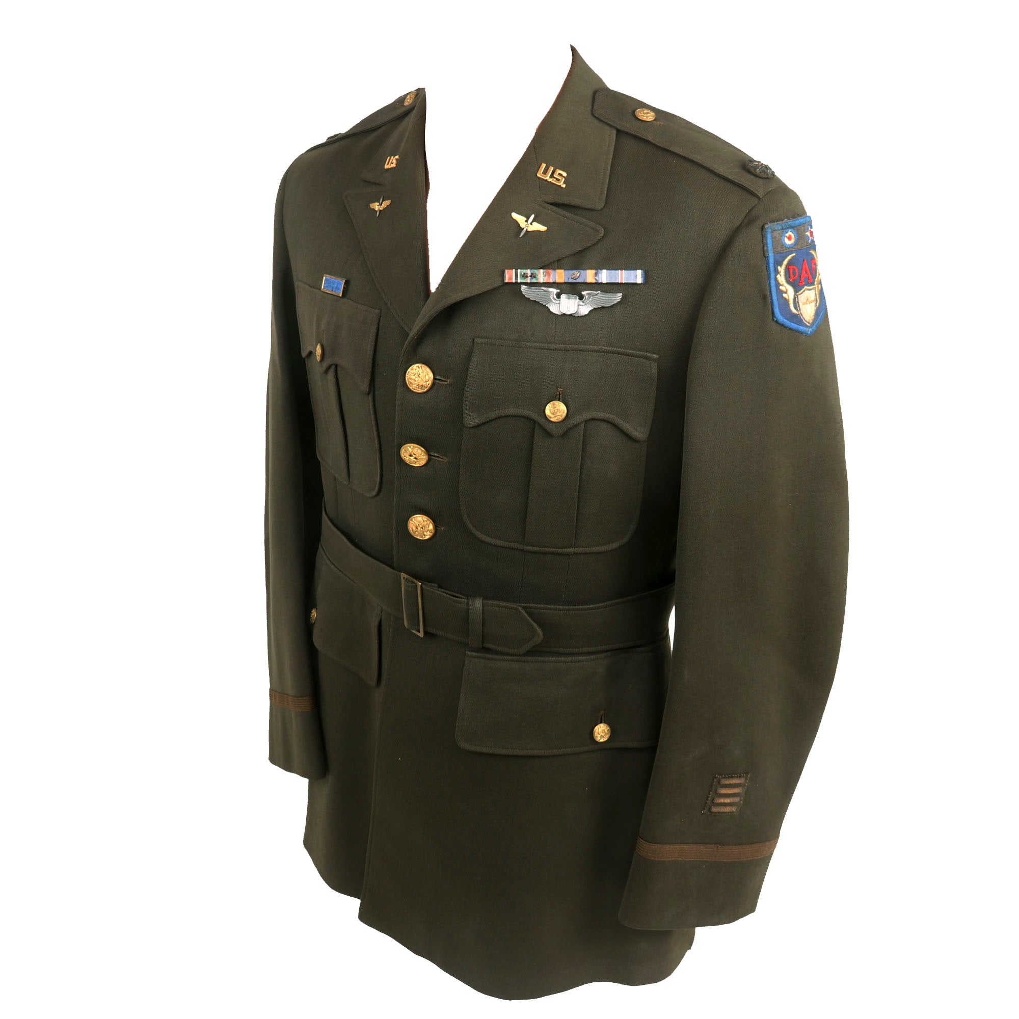 Original U.S. WWII Lieutenant Colonel Powers US Army Desert Air Task F International Military Antiques Original U.S. WWII Lieutenant Colonel Powers US Army Desert Air Task F International Military Antiques