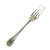 Original Iraq War Saddam Hussein Silver Plated Oval Pattern Lunch Fork with Iraq Coat of Arms - Manufactured by Christofle of France Original Items