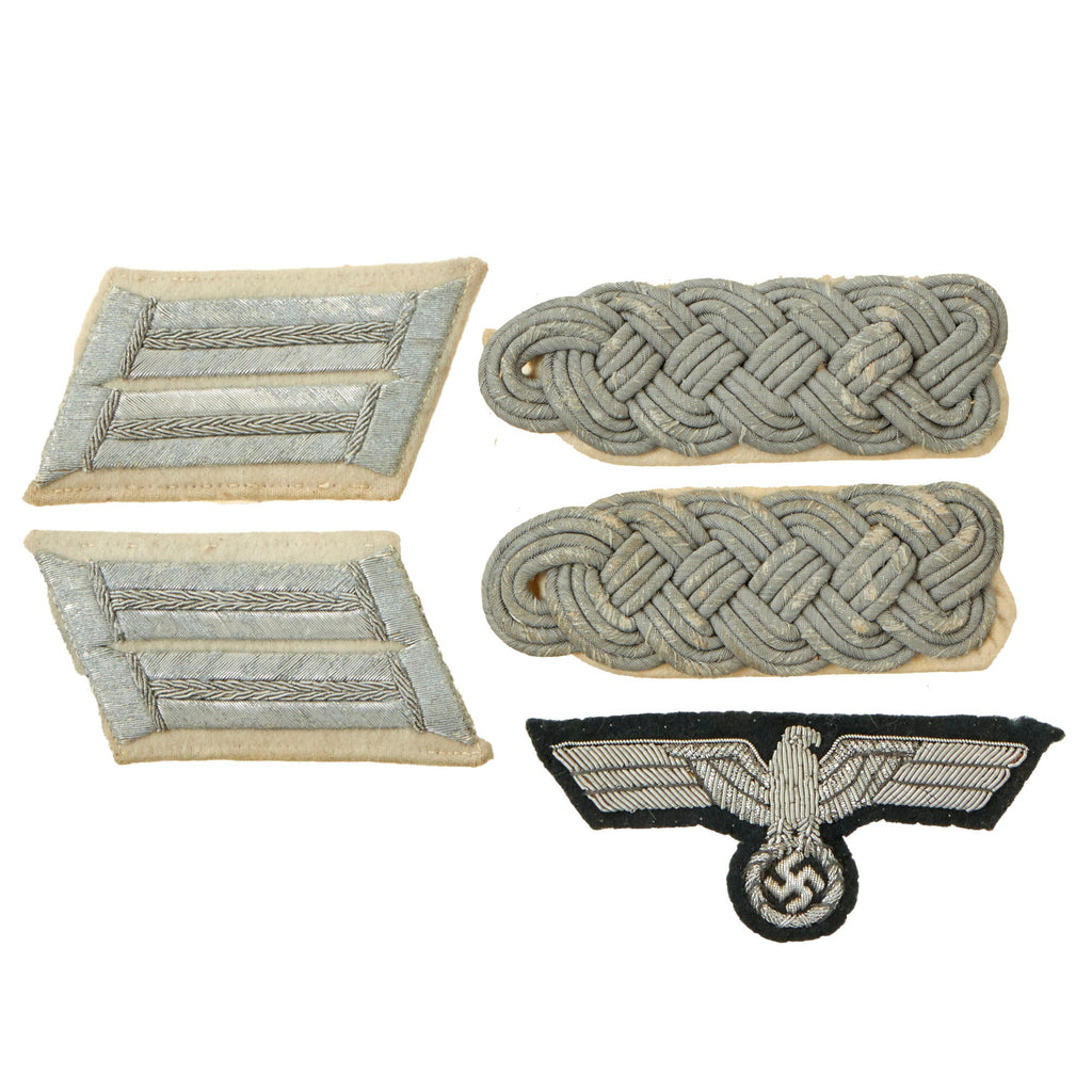 Original German WWII Heer Army Infantry Major's Dress Uniform Rank Insignia Set Original Items