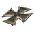 Original German WWII Iron Cross First Class 1939 EKI with Tapered Vertical Pinback - Unmarked Original Items