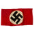 Original German WWII NSDAP Multi-piece Cotton Armband with Embroidered Insignia Original Items