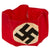 Original German WWII NSDAP Multi-piece Cotton Armband with Embroidered Insignia Original Items