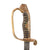 Original Imperial Japanese WWII Army Type 19 Kyu-Gunto Nickel-Plated Parade Officer’s Sword with Scabbard Original Items