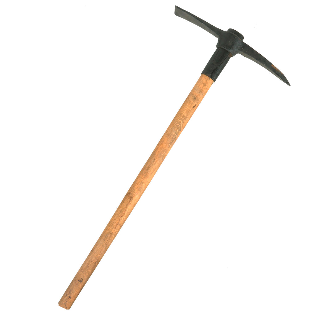 Original German WWII Pickaxe Mattock by Joh. Krumpholz - Dated 1944 Original Items