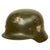Original German WWII Extra Large Army Heer M35 Double Decal Helmet with 1937 Dated 60cm Liner - NS68 Original Items