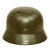 Original German WWII Extra Large Army Heer M35 Double Decal Helmet with 1937 Dated 60cm Liner - NS68 Original Items
