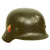 Original German WWII Extra Large Army Heer M35 Double Decal Helmet with 1937 Dated 60cm Liner - NS68 Original Items