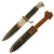 Original German WWII Early HJ Knife by Gottlieb Hammesfahr & Co. with Nickel Plated Blade & Scabbard Original Items