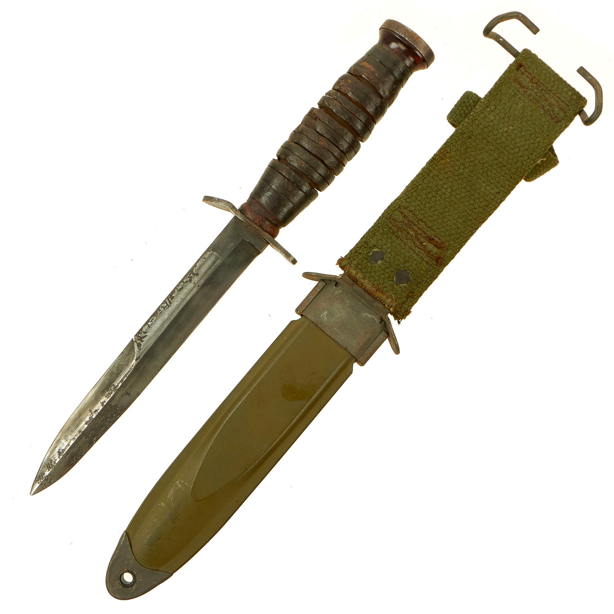 Original U.S. WWII M3 Fighting Knife by IMPERIAL Knife Co. with M8A1 S