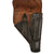Original German WWII Era Black Leather Breakaway Holster for the Walther PPK Pistol with Waffenamt Stamp