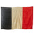 Original German Early NSDAP Period 1933-1935 National Tri-Color Multi-Piece Wool Flag or Banner - 42" x 60 ½" Original Items