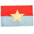 Original Vietnam War North Vietnamese Army Small Viet Cong Flag - 13 x 19½” Original Items