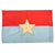Original Vietnam War North Vietnamese Army Small Viet Cong Flag - 13 x 19½” Original Items