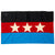 Original Vietnam War “Front Unifié pour la Libération des Races Opprimées” (FULRO) Montagnard flag (Unified Front for the Liberation of Oppressed Races) - 40 x 24” Original Items