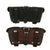Original German WWII Naval Black Leather Mauser 98k Triple Pouch Lot with Kriegsmarine Markings Dated 1938 & 1940 - 2 items Original Items