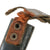 Original Imperial German WWI Carl Eickhorn Solingen Fighting Trench Knife with Double Squirrel Trademark and Steel Scabbard