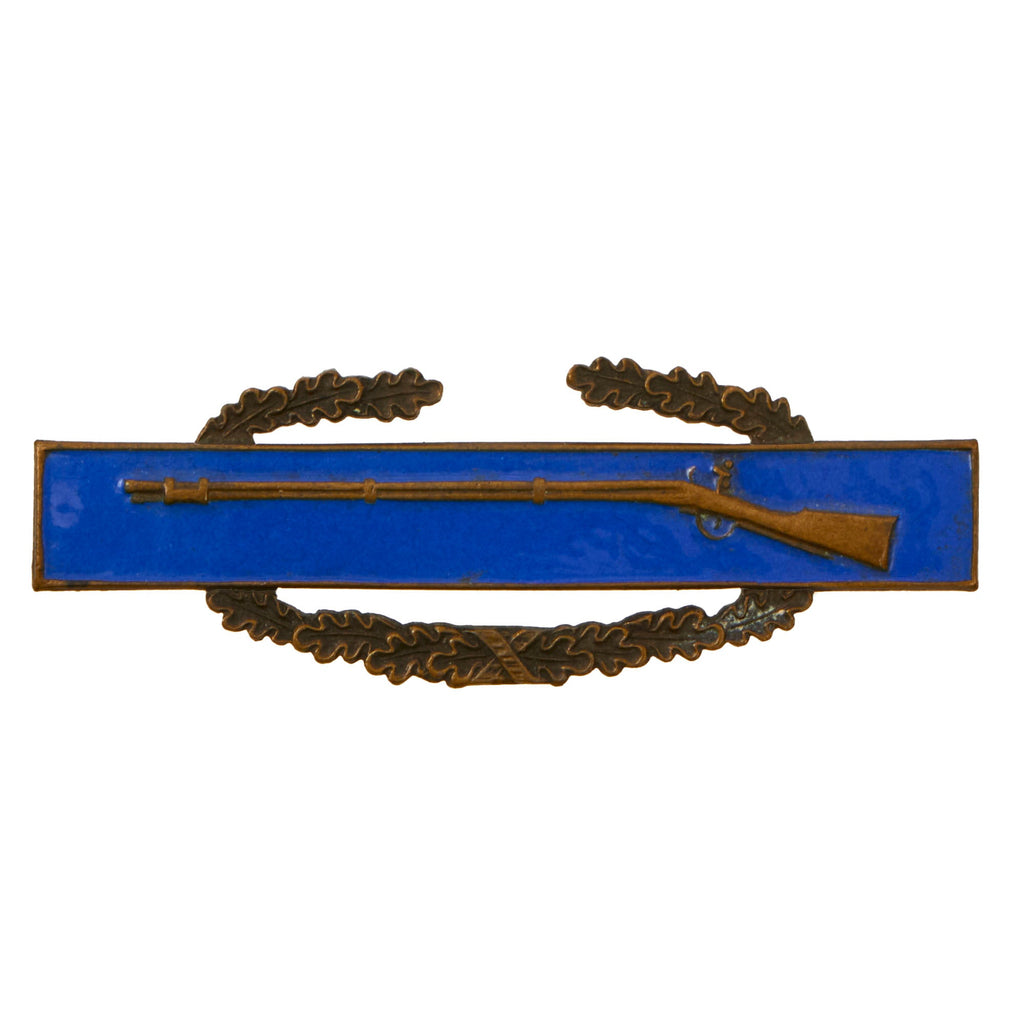 Original U.S. WWII British-Made Combat Infantry Badge with Faint Maker’s Mark - CIB Original Items