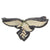 Original German WWII Set of Ten Luftwaffe Unissued Embroidered Cap Eagles with Thread Tie Original Items