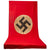 Original German WWII NSDAP Large Multi-Piece Double Sided National Political Flag with Faded Depot Stamps - 59" x 126" Original Items