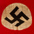 Original German WWII NSDAP Large Multi-Piece Double Sided National Political Flag with Faded Depot Stamps - 59" x 126" Original Items