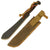 Original Scarce Australian WWII 15” Machete with Plastic Handles and Canvas Sheath - Dated 1945 Original Items